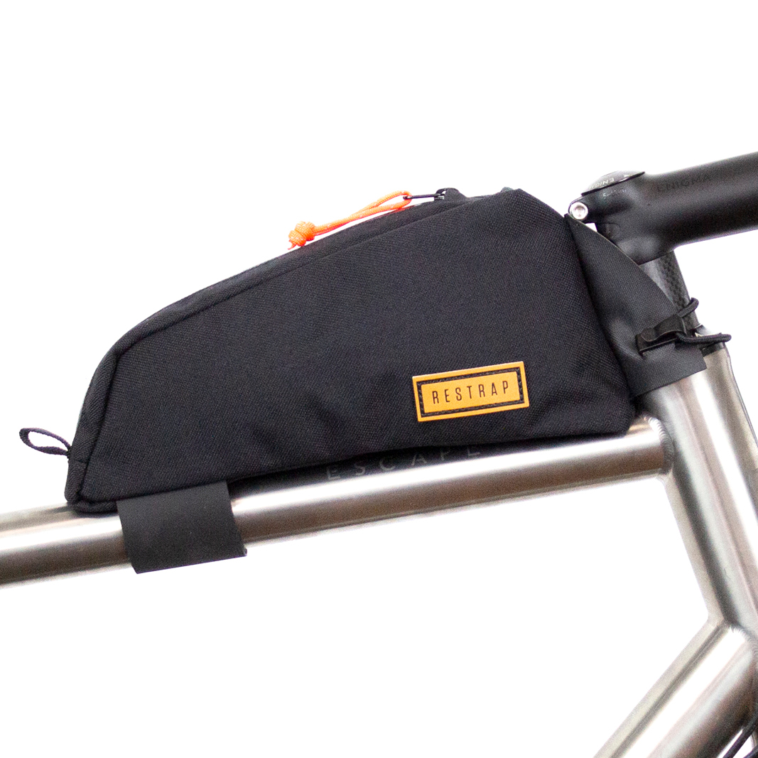 Restrap Top Tube Bag Black from Ribble Cycles