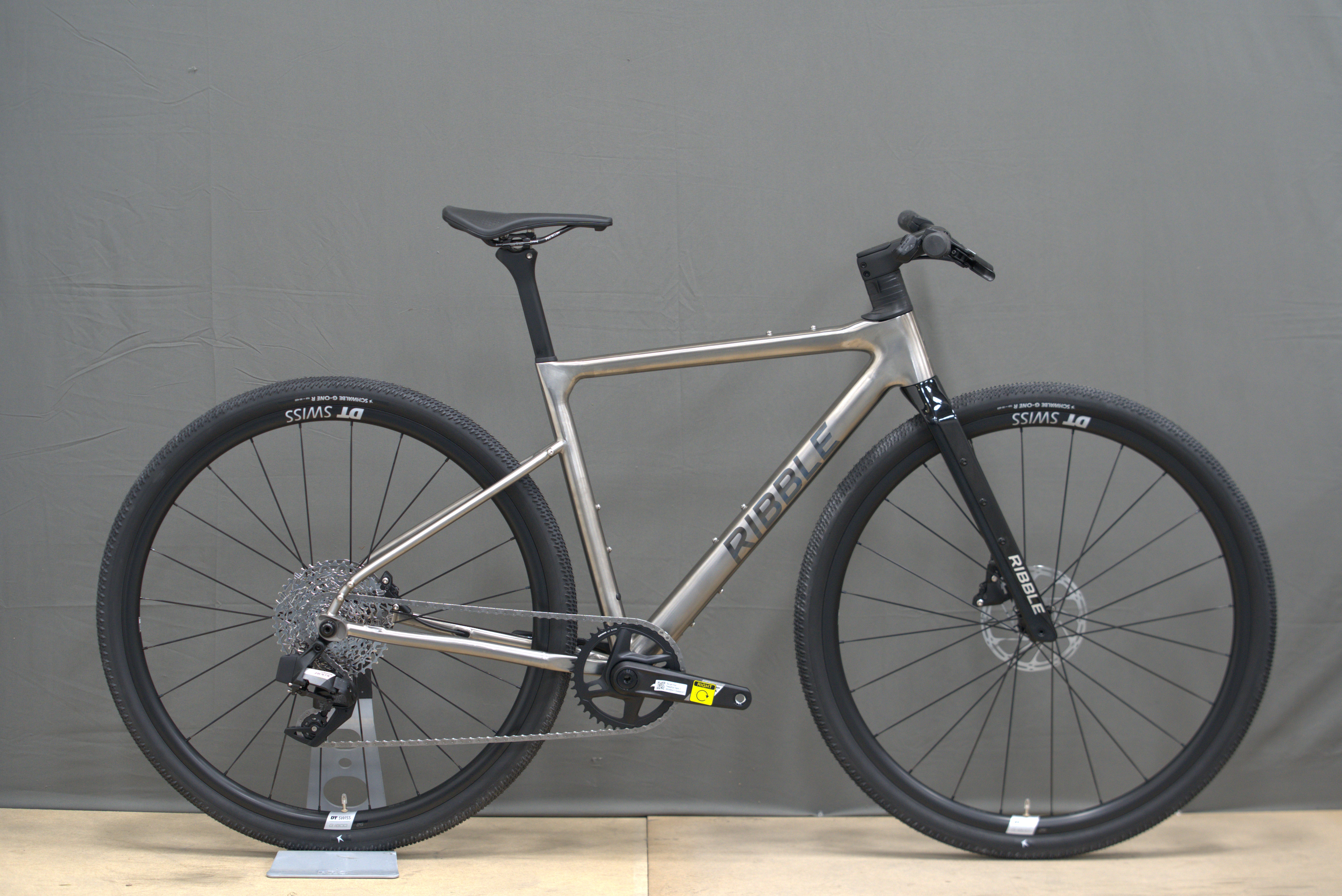 Image of Ribble Allgrit Ti-X Apex XPLR AXS - Outlet Titanium Gravel Bike - X-Small