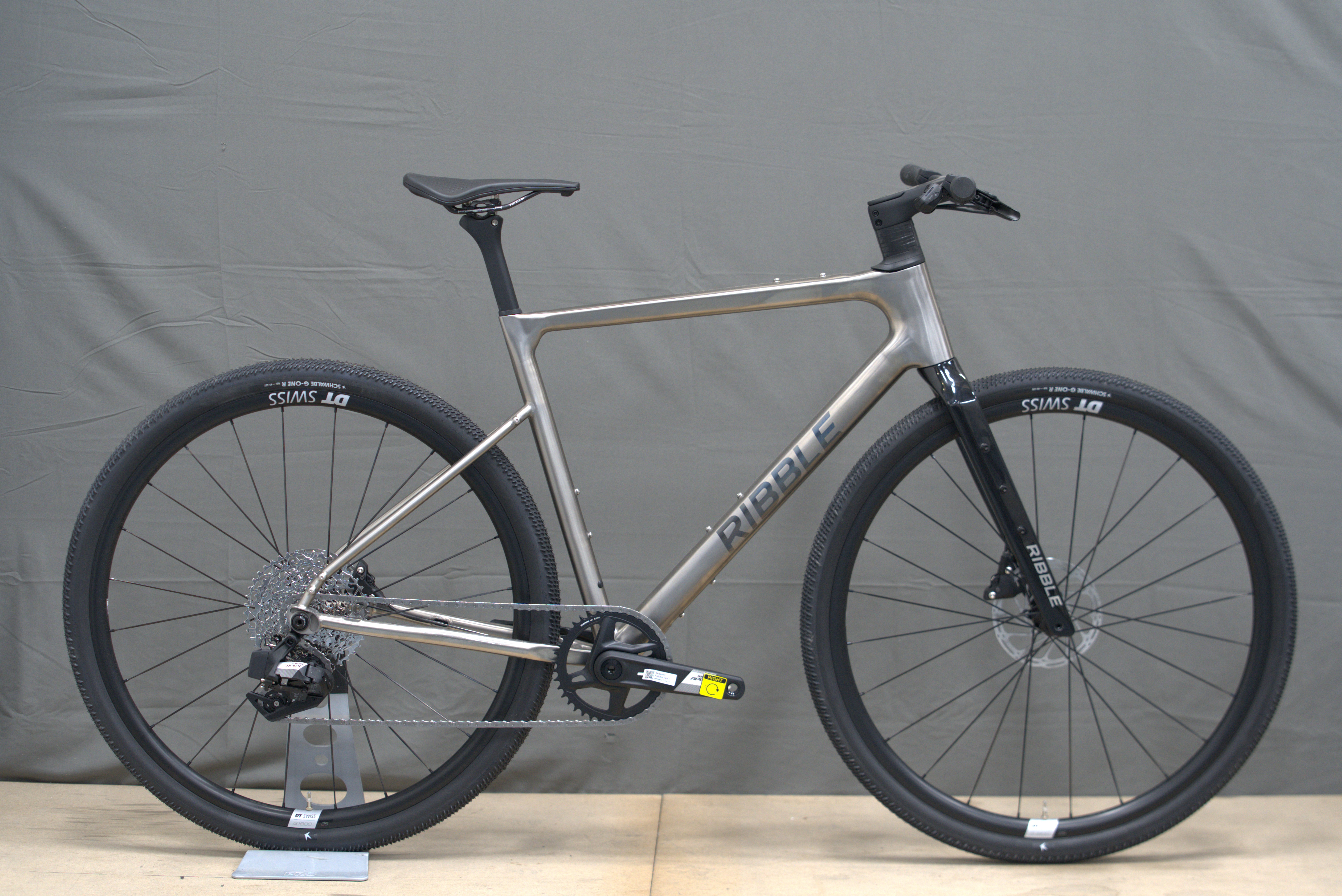 Image of Ribble Allgrit Ti-X Sportfit Apex XPLR AXS - Outlet Titanium Gravel Bike - Medium