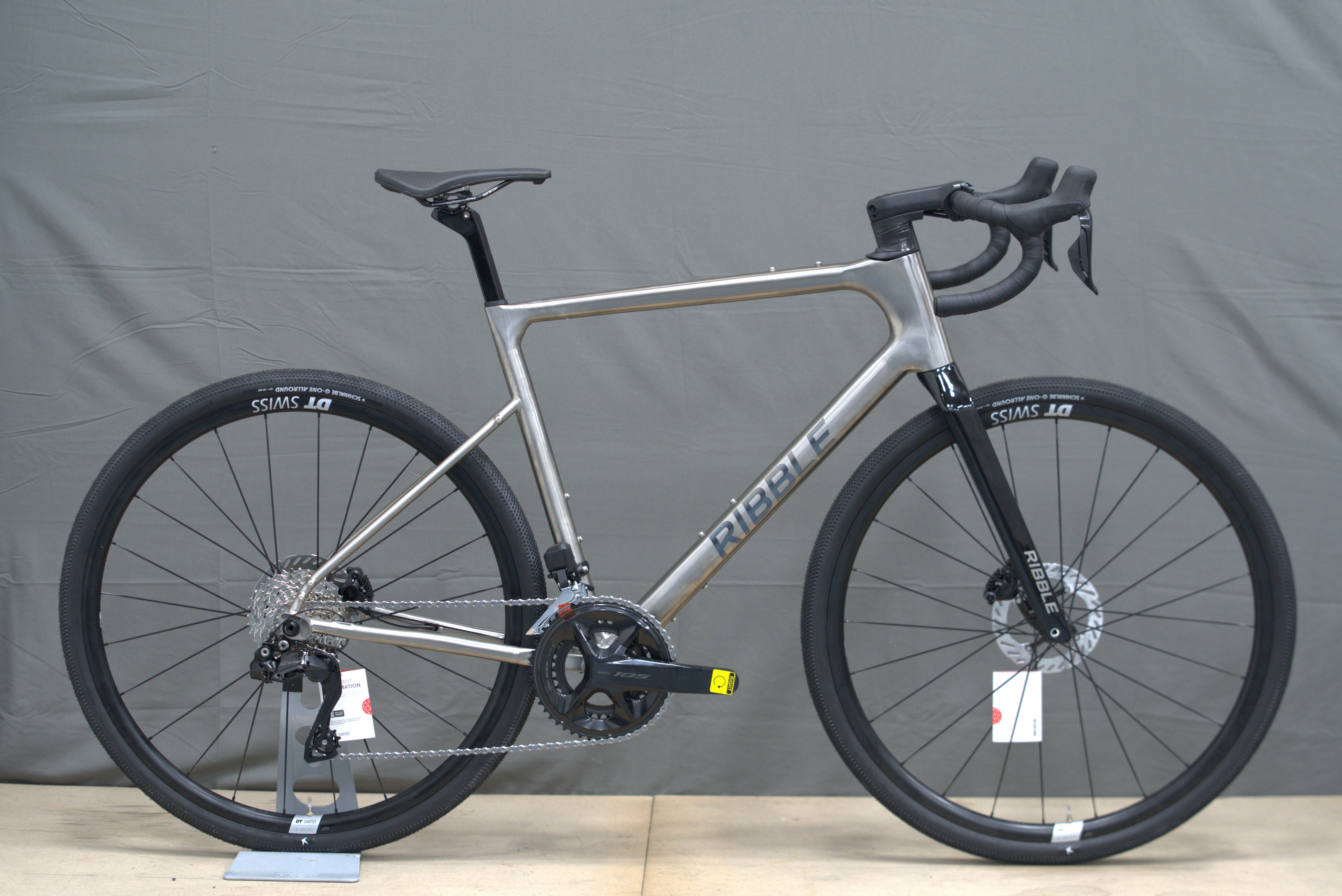 Image of Ribble CGR Ti-X 105 Di2 - Outlet Titanium Gravel bike - Large