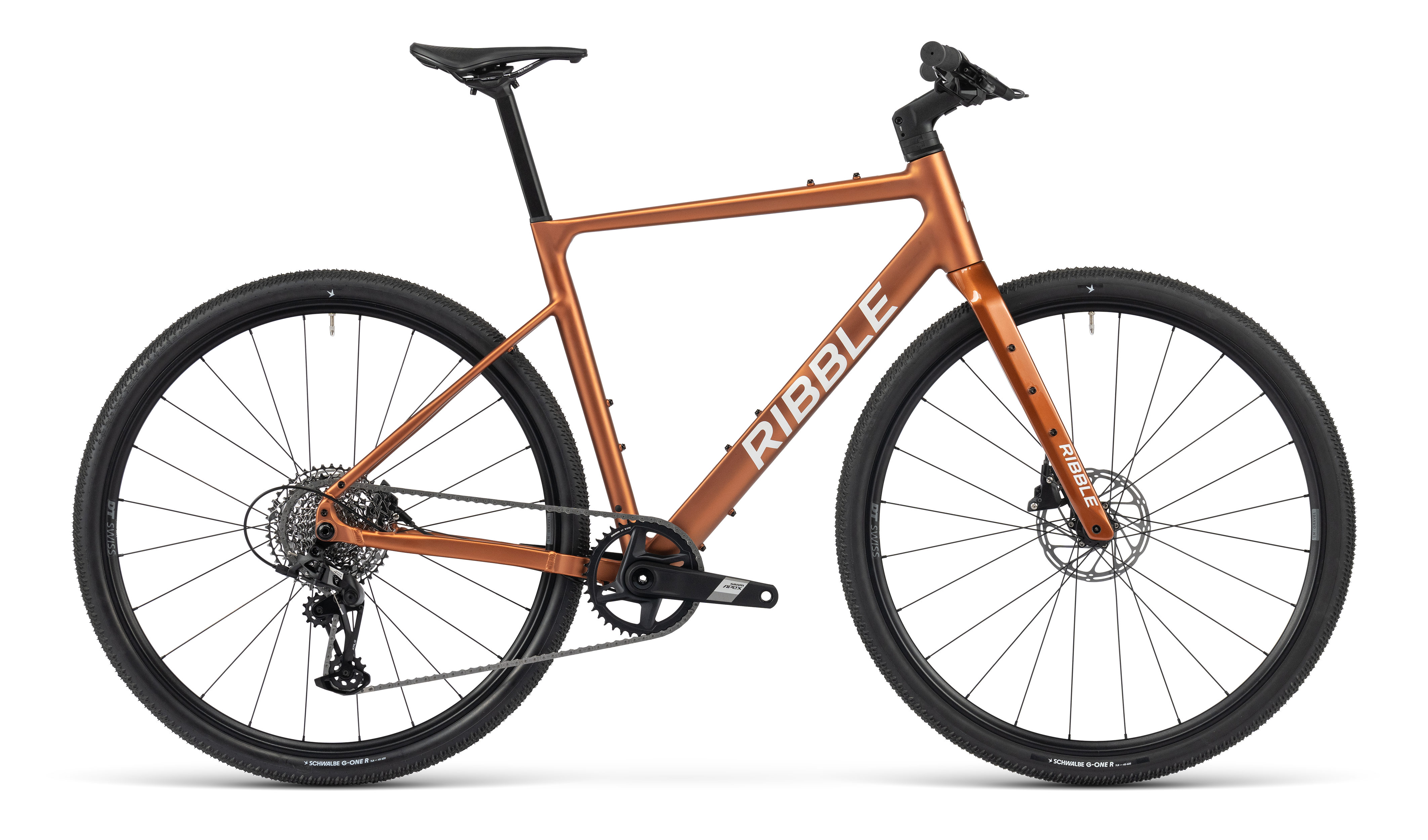 Image of Ribble Allgrit AL SRAM Apex XPLR Sportfit - Aluminium Gravel Bike - Copper