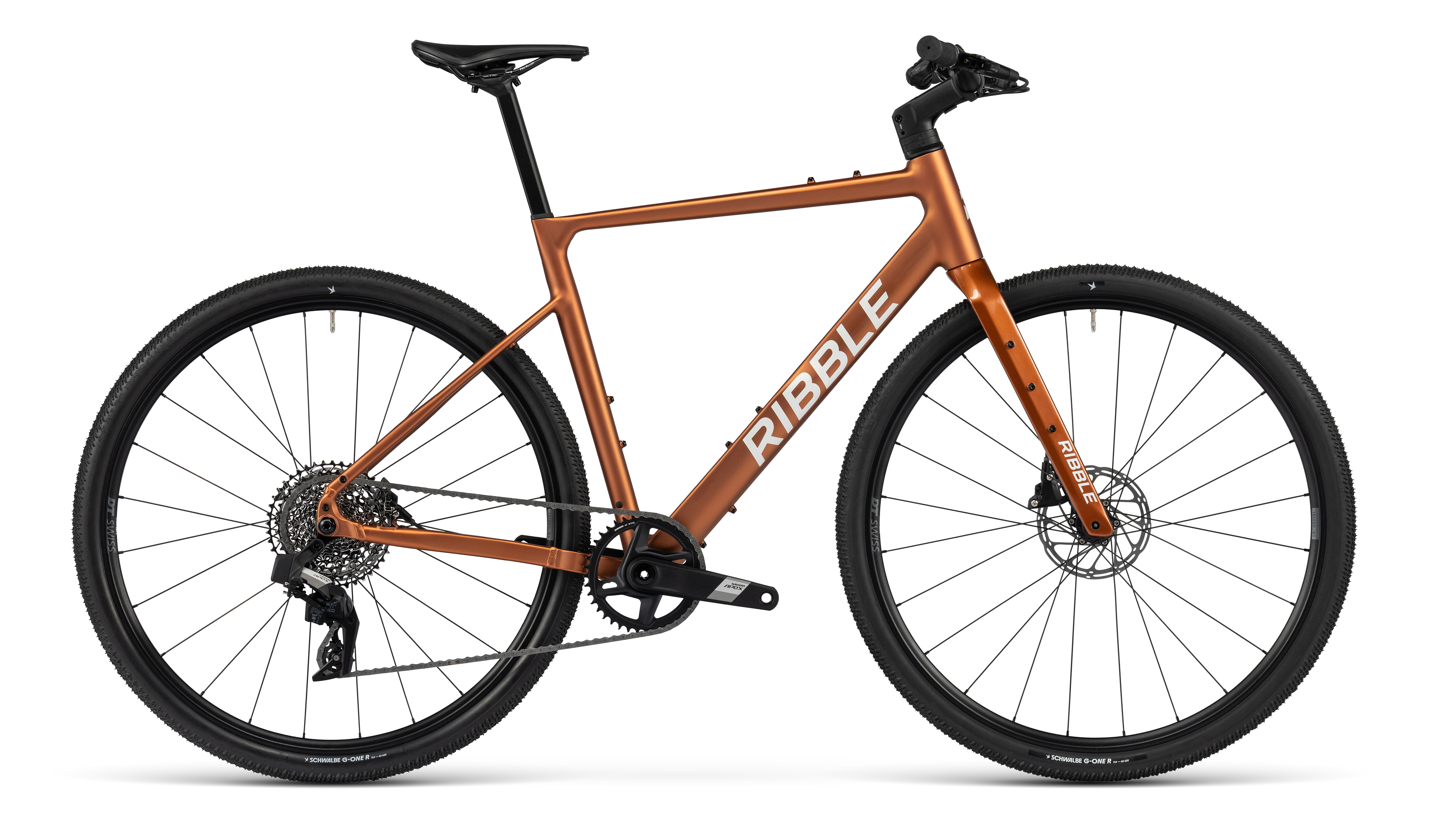 Image of Ribble Allgrit AL SRAM Apex XPLR AXS Sportfit - Aluminium Gravel Bike - Copper