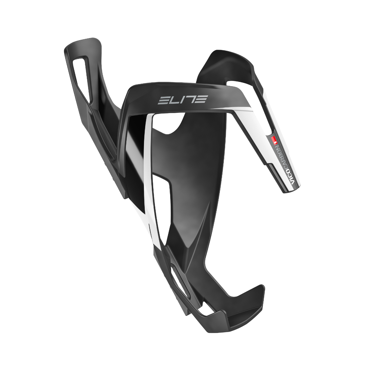 Ribble Cycles Elite Vico Carbon Bottle Cage Matt Black / White