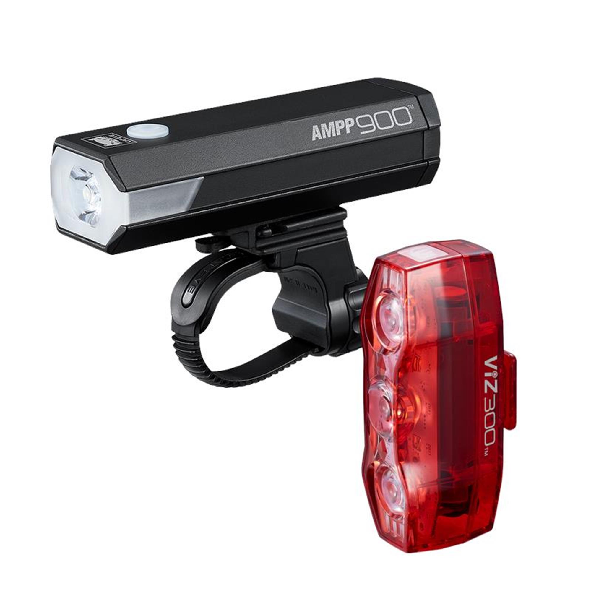 Ribble Cycles Cateye AMPP900 and VIZ 300 Light Set