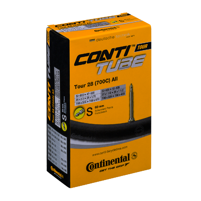 Ribble Cycles Continental Tour Tube Presta 700x32/47 LV60mm