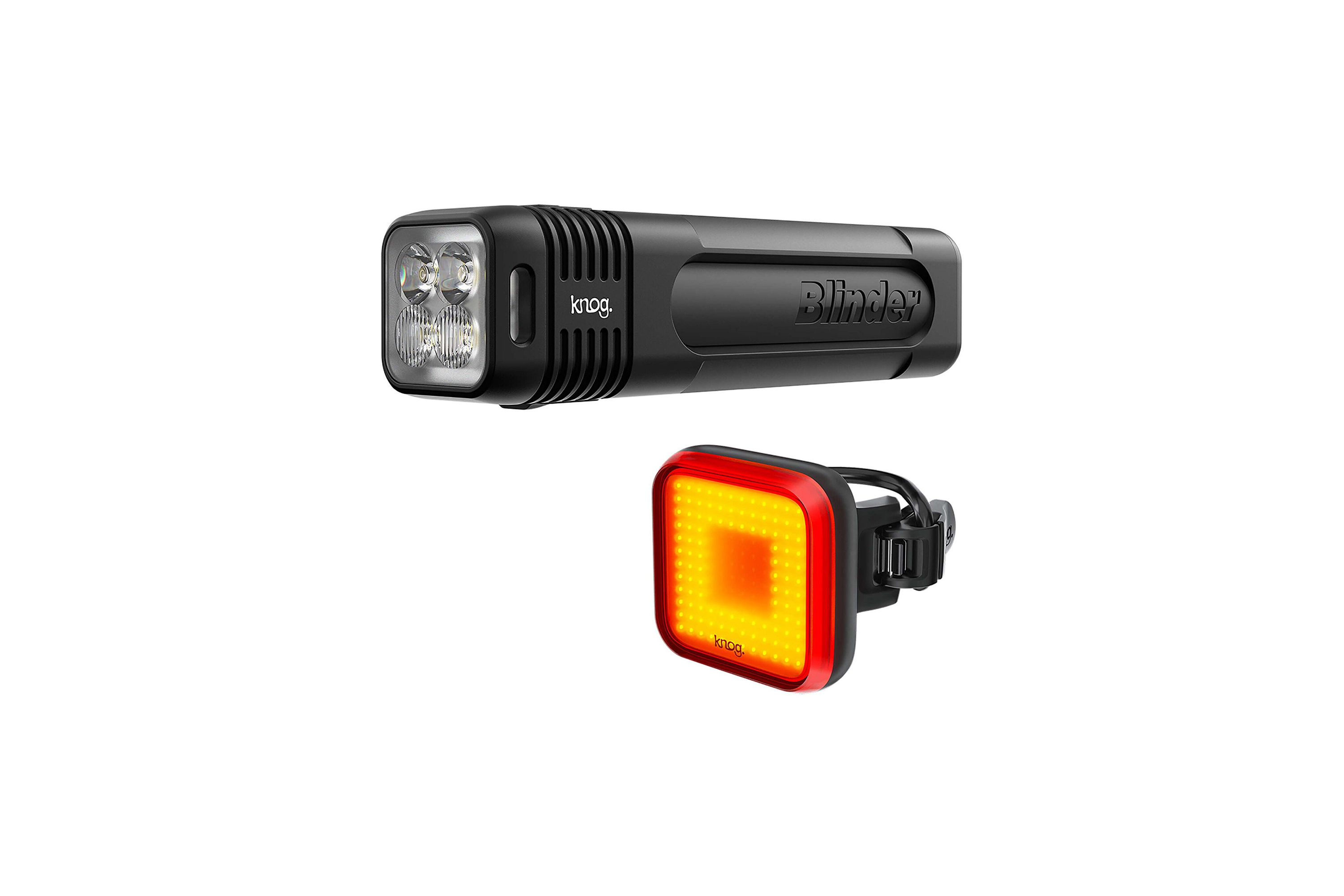 Image of Knog Blinder Pro 600 and Blinder Square Rear Light Set