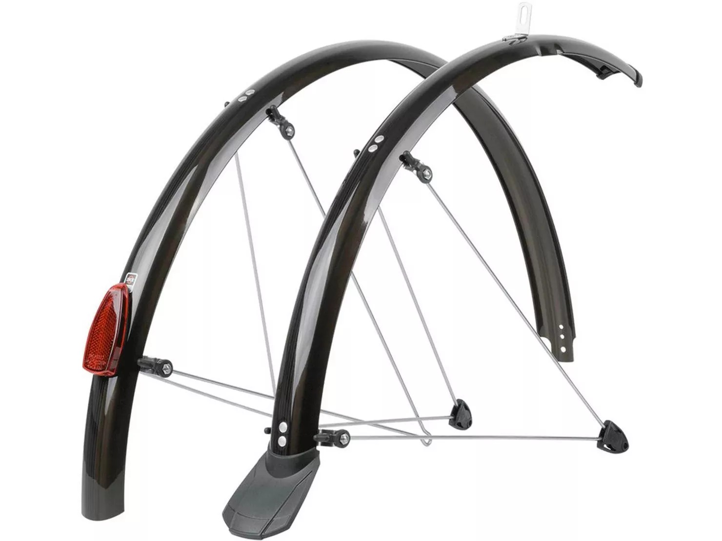Image of SKS P45 Mudguards with Mudflap - Black