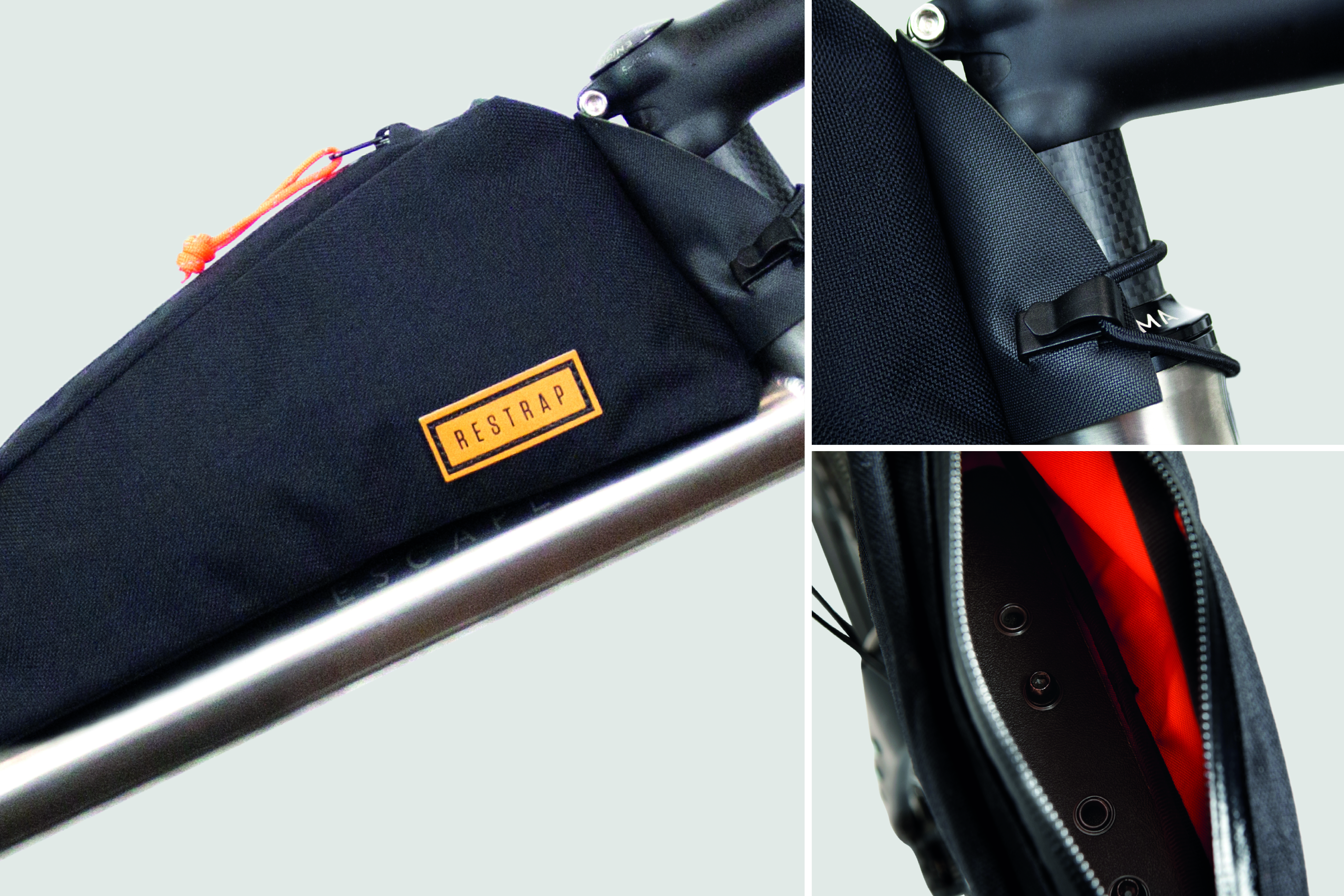 Ribble Cycles Restrap Bolt-On Top Tube Bag | Buy Direct, Ride to Work, Customisable Specifications, Warranty & initial 30-day home test ride.