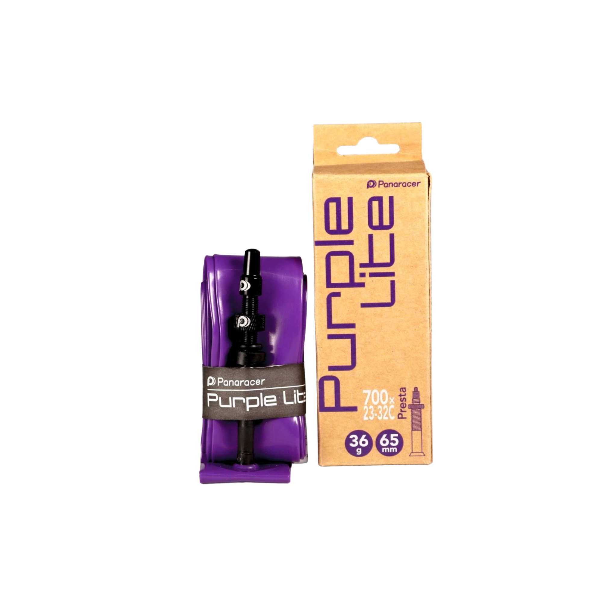 Ribble Cycles Panaracer Purple Lite TPU Road Inner Tube 700x23-32mm - 85mm Valve | Buy Direct, Ride to Work, Customisable Specifications, Warranty & initial 30-day home test ride.