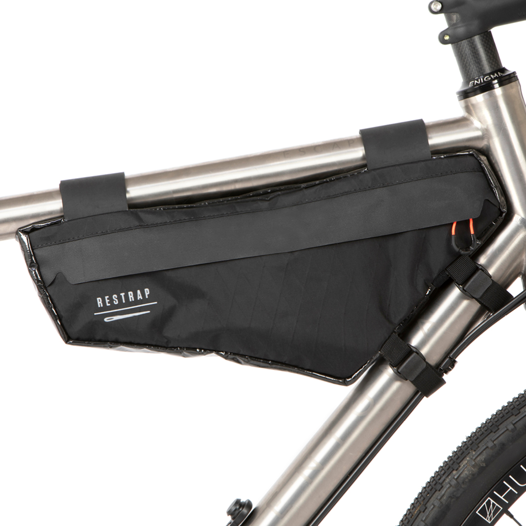 Restrap Race Frame Bag - Small  - Black  - Nylon