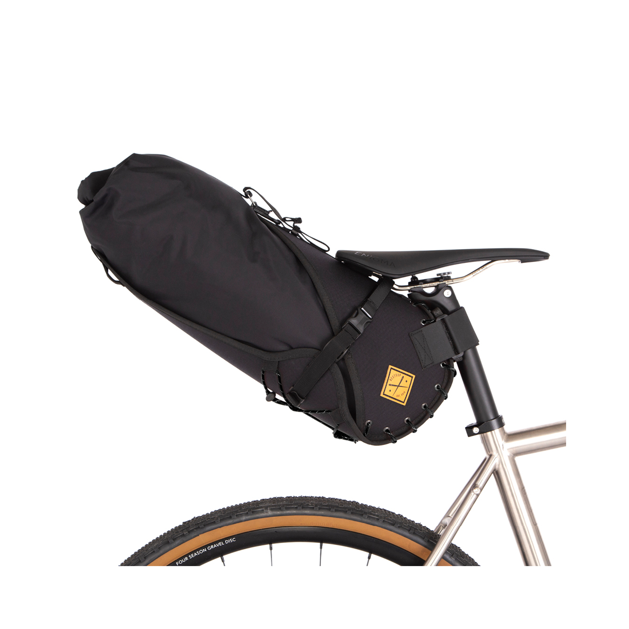 Image of Restrap Saddle Bag & Dry Bag - 14 Litres - Black - Nylon