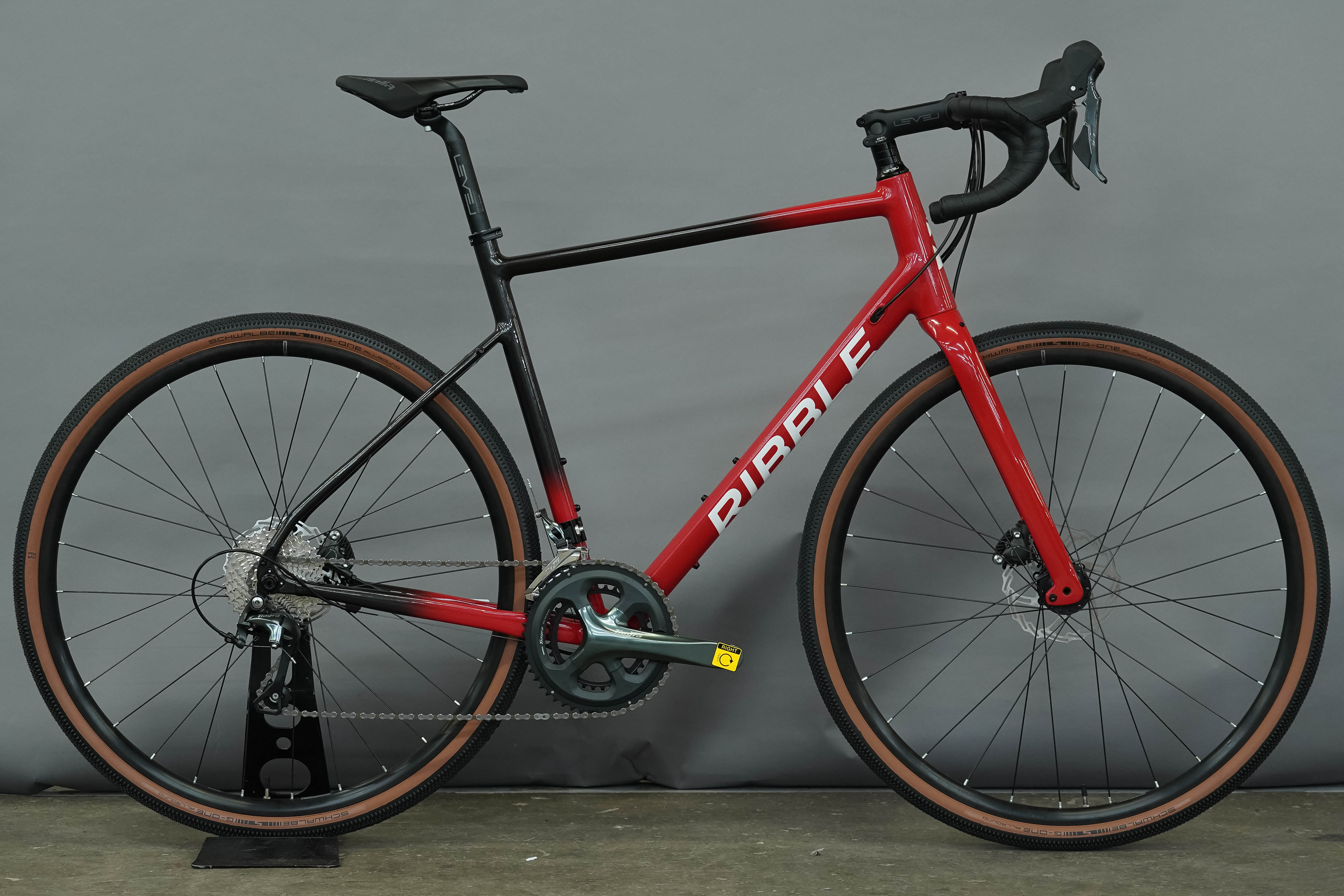 Image of Ribble CGR AL - Atomic Red - Shimano Tiagra - Large