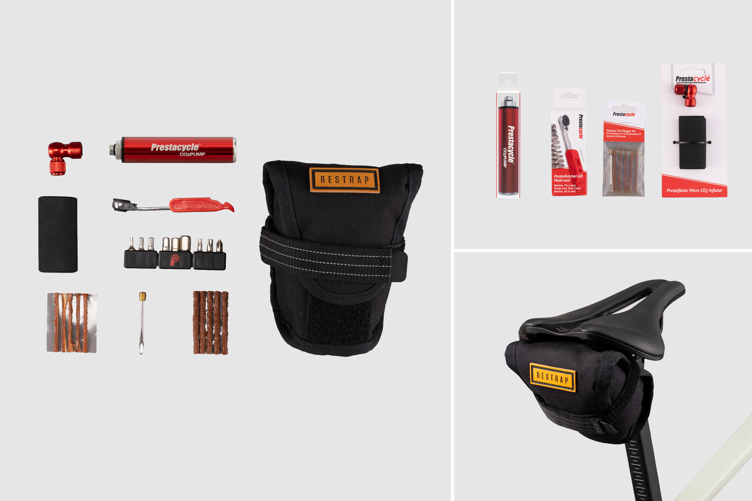 Image of Prestacycle Saddle Pouch & Tool Bundle