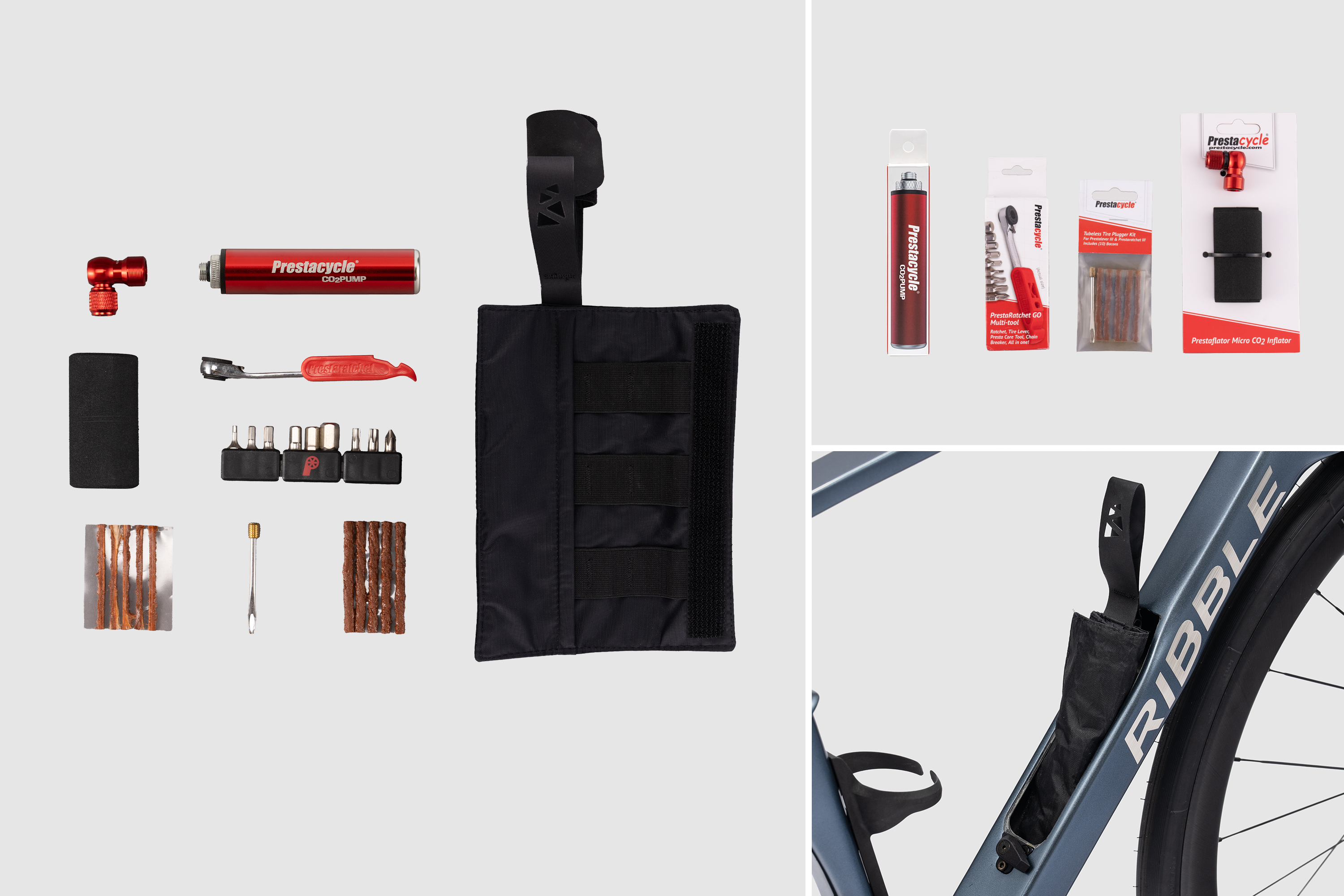 Image of Prestacycle Riftt Frame Storage Wrap & Tool Bundle