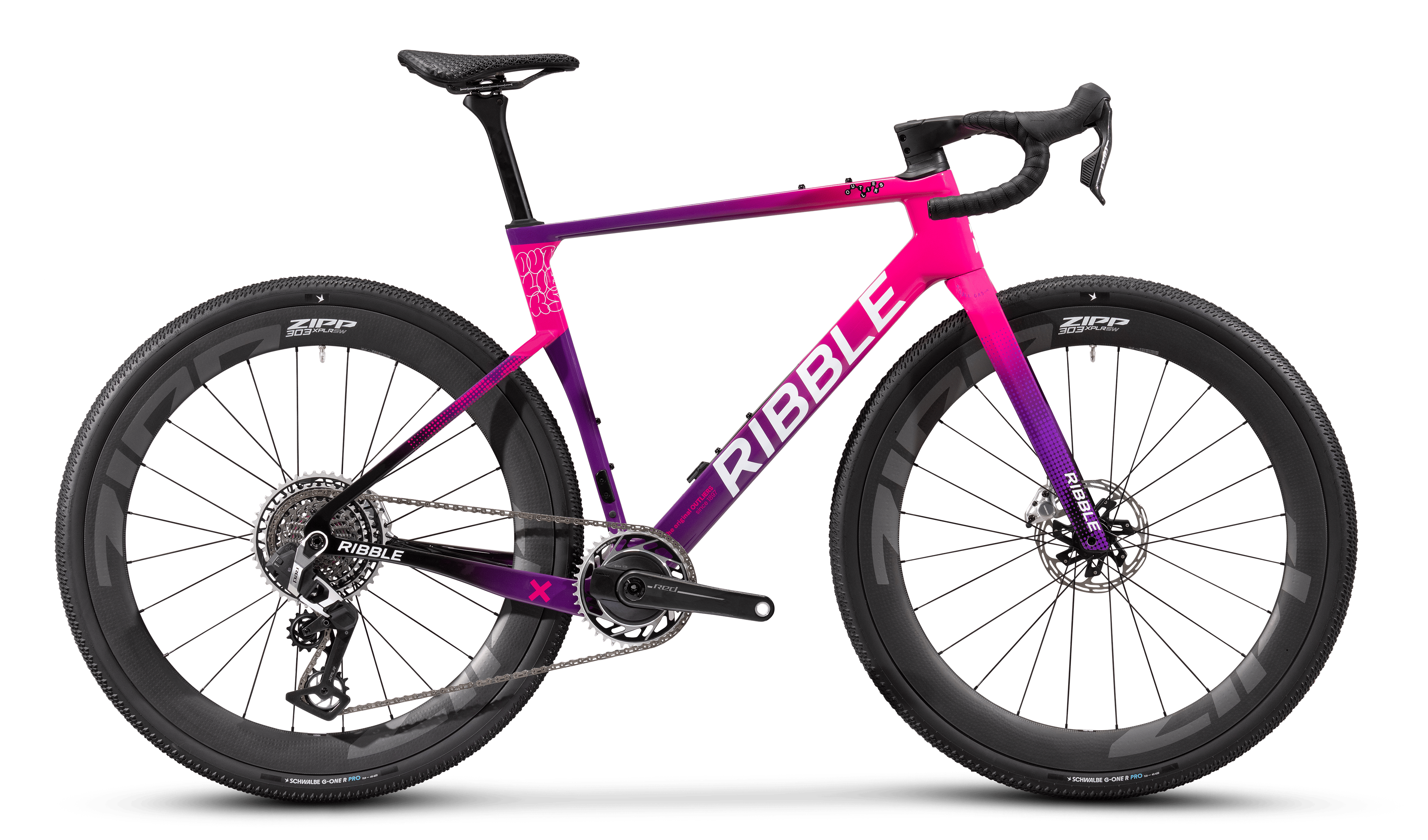 Image of Ribble Ultra-Grit Outliers Edition RED XPLR AXS